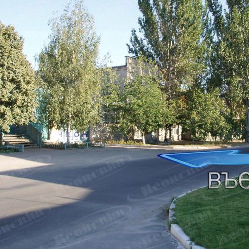 Поворот со стороны ул. Восточной на завод