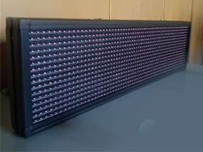 LED табло Бегущая строка с часами и датчиком температуры